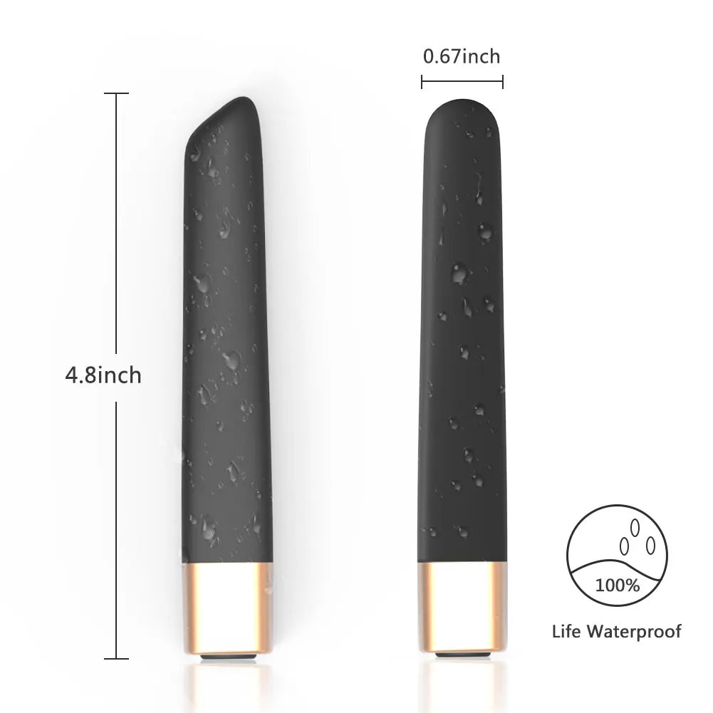 Mini bullet vibrator, a compact yet powerful toy for clitoral and nipple stimulation, designed for women's pleasure