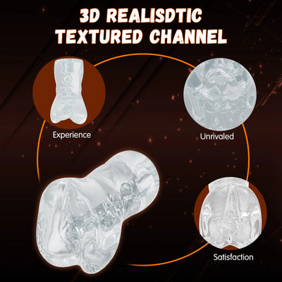 Soft vagina masturbator cup for men, featuring foaming realistic penis sucking and a pocket pussy blowbot design for enhanced pleasure
