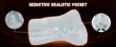 Soft vagina masturbator cup for men, featuring foaming realistic penis sucking and a pocket pussy blowbot design for enhanced pleasure