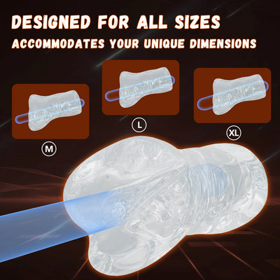 Soft vagina masturbator cup for men, featuring foaming realistic penis sucking and a pocket pussy blowbot design for enhanced pleasure