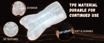 Soft vagina masturbator cup for men, featuring foaming realistic penis sucking and a pocket pussy blowbot design for enhanced pleasure